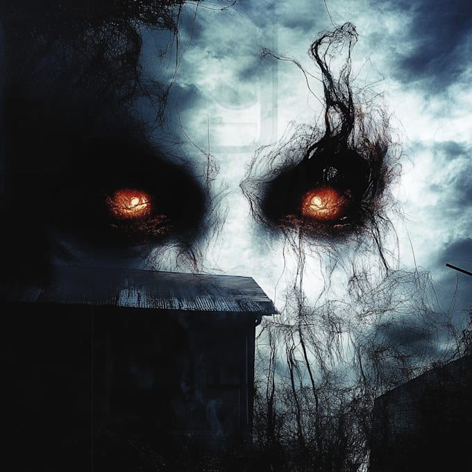 create horror fantasy book covers or ebook design