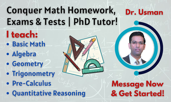 be your online math tutor for algebra, trigonometry, calculus