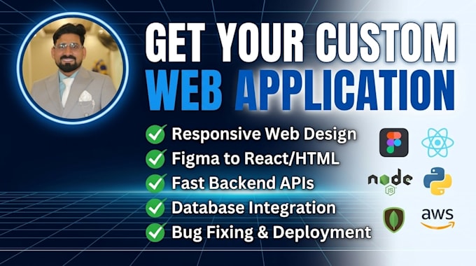 be your full stack web developer for custom web development