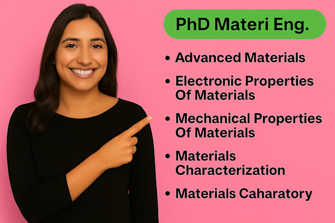 help in advanced electronic mechanical properties of materials characterization