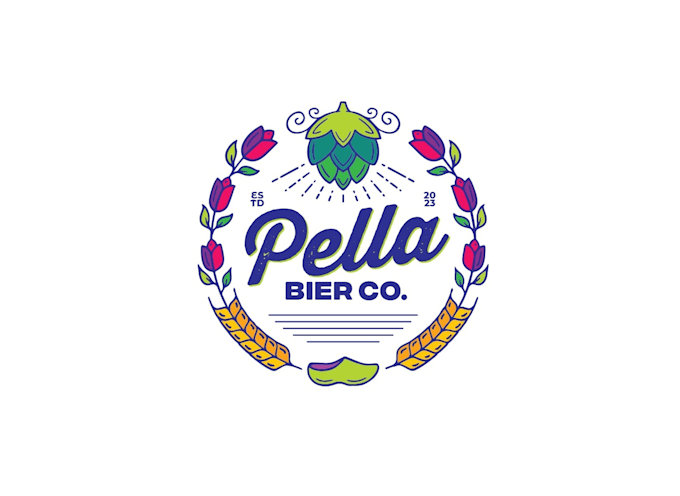 design themed craft beer company logo
