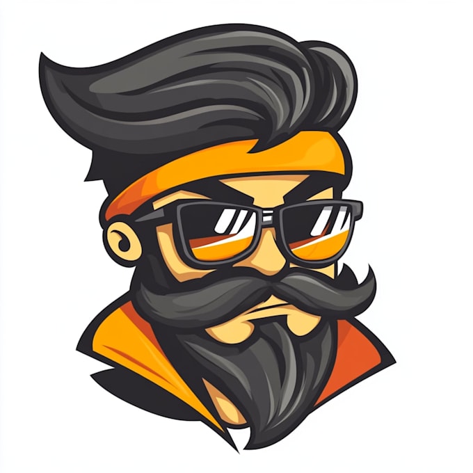 create retro vintage cartoon rubber hose mascot logo