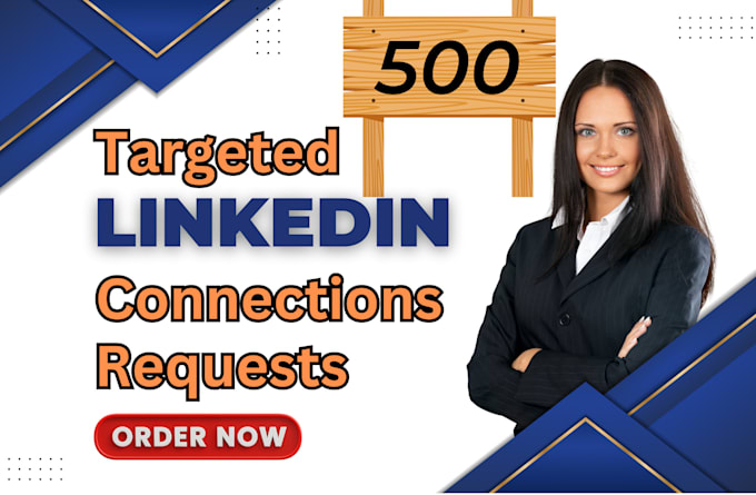 manually grow your targeted linkedin connections with request message, promotion