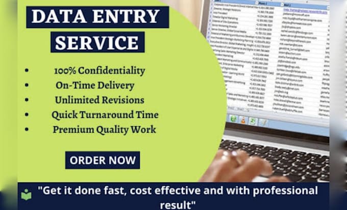 do all type of data entries