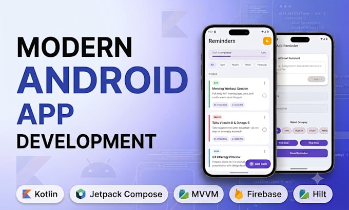develop android app using kotlin, jetpack compose and mvvm