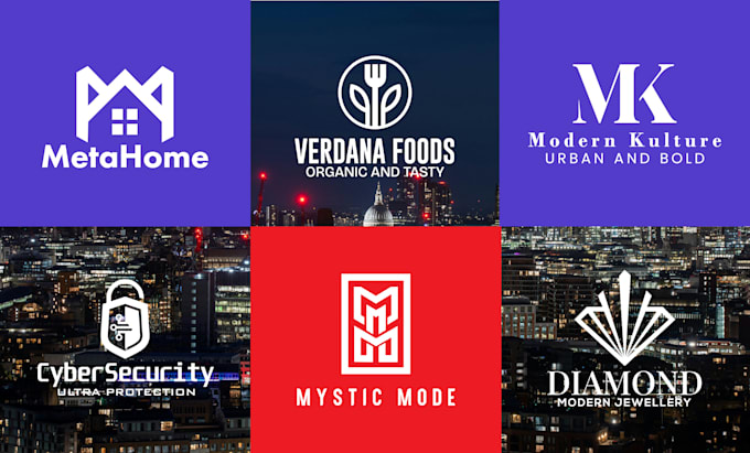 do modern minimalist custom luxury logo design and redesign