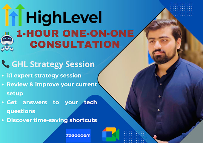 offer 1 on 1 gohighlevel consultation and ghl  training