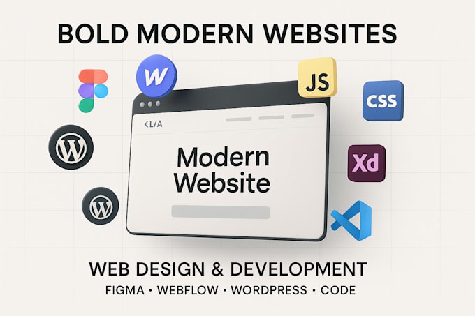 create a bold, modern website that stands out