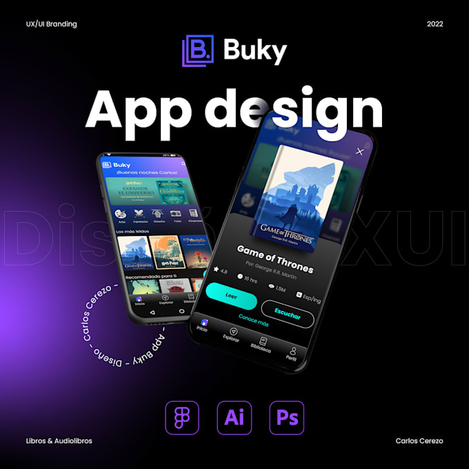 design professional custom mobile app UI UX in figma