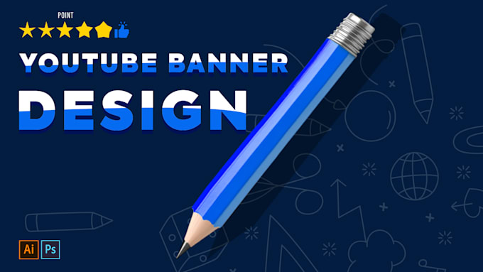 creative youtube banner design for your channel