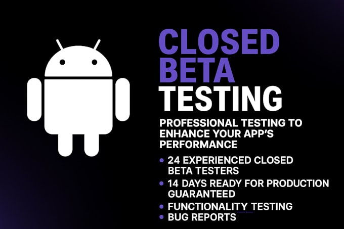 beta test your android app and give professional feedback