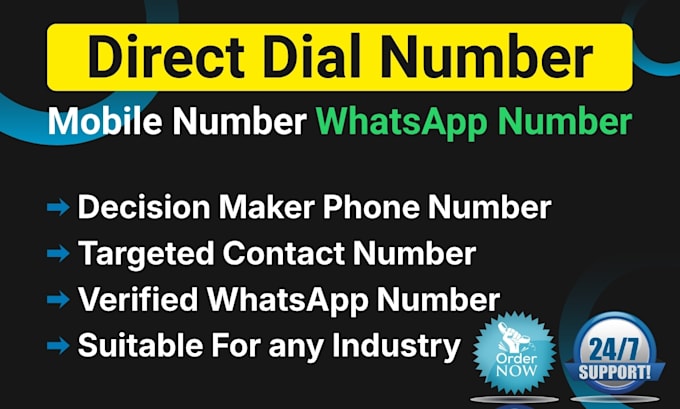 b2b lead generation direct phone cell phone whatsapp data enrichment