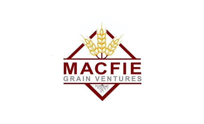 design corporate growing grain farm logo