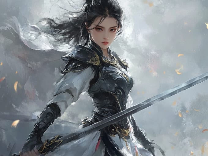 character sketch fantasy art illustration