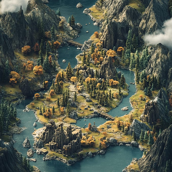 do custom vector map design illustration
