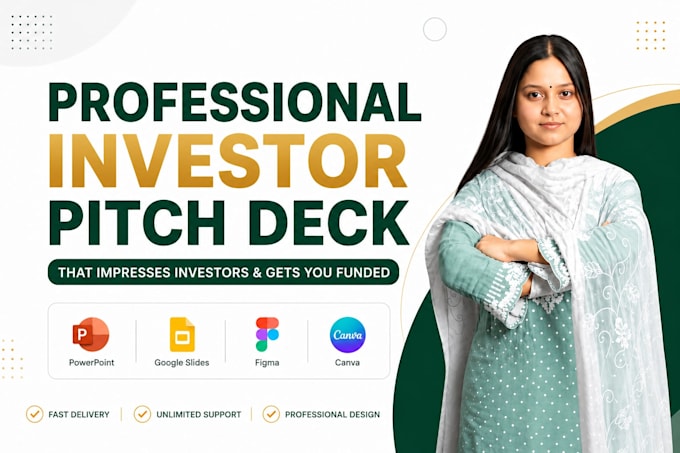 design powerpoint presentation, investor pitch deck, business slides