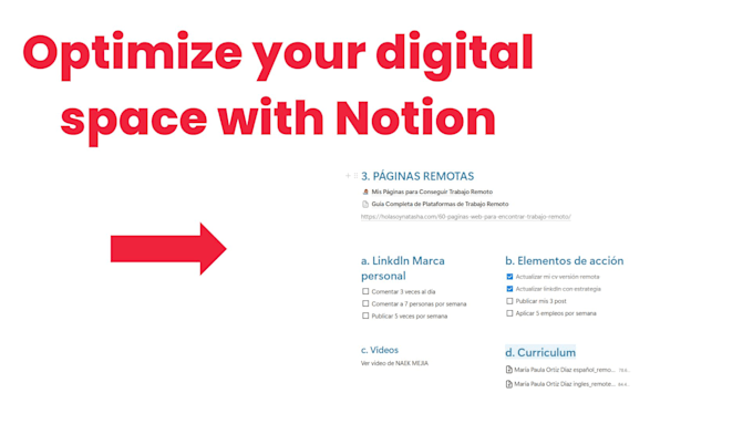 streamline your workflow with a custom notion setup