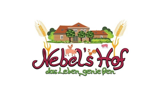 design high definition healthy foods themed logo