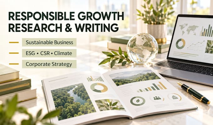 do sustainable business research, esg assigned, csr, climate, corporate strategy