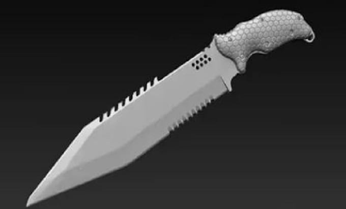 do a 3d knife model for you