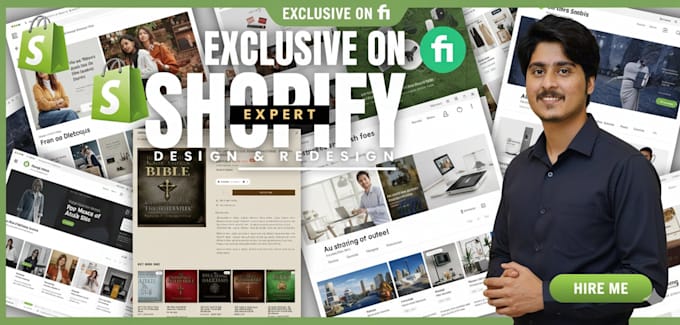 setup shopify store and shopify website