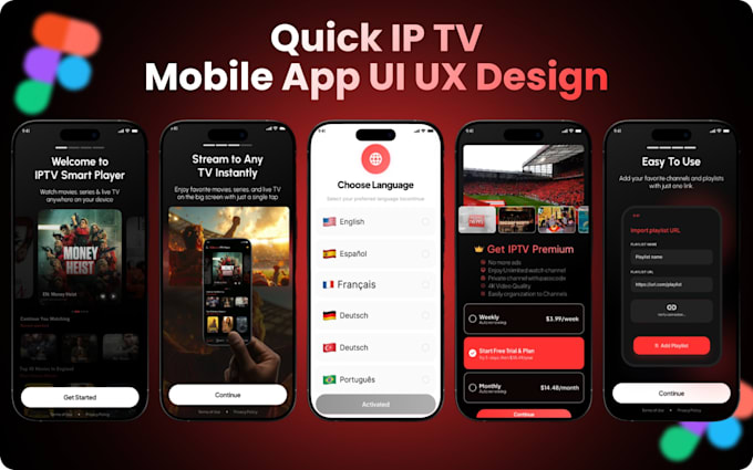 create mobile app ui ux design or web app ui ux design, ai chatbot design