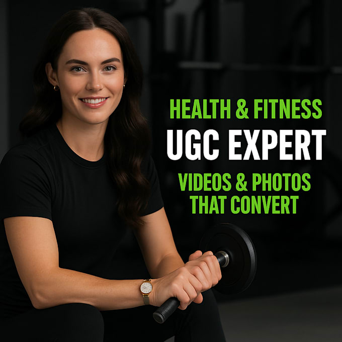 create health and fitness ugc content videos and photos