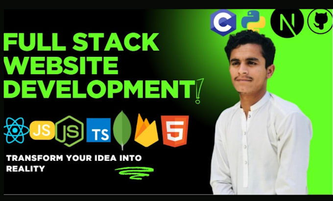 build custom website development full stack web developer frontend developer