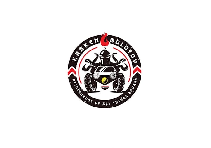 design adventure style mongol rally logo