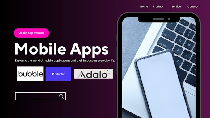 do bubble io adalo mobile app developer web app flutter developer mobile design