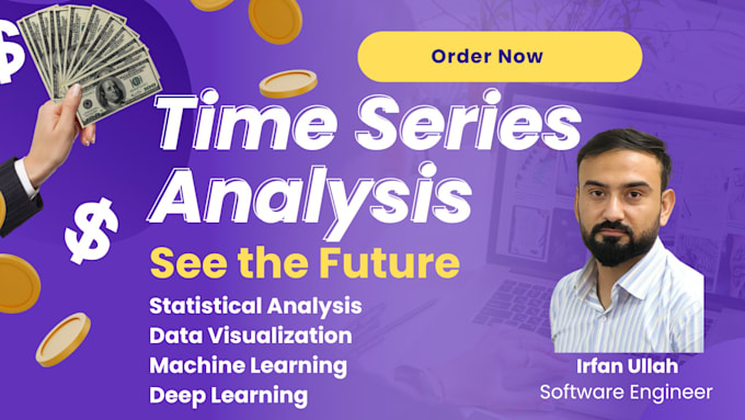 do time series forecasting and data trend prediction in python