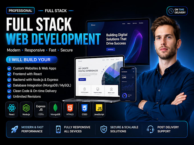 build a custom full stack website