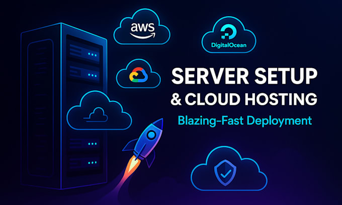do server setup and cloud hosting configuration for website deployment