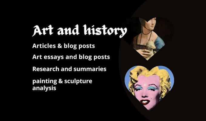 handle art and history related tasks
