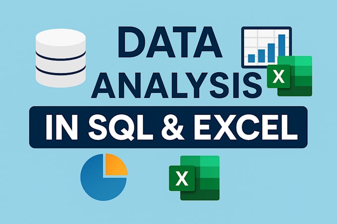 Do your data analysis using excel or sql