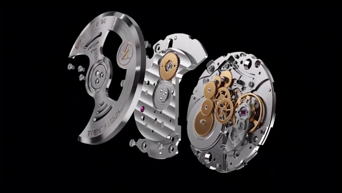 do watch design 3d watch animation 3d watch cgi video ecommerce watch video ads