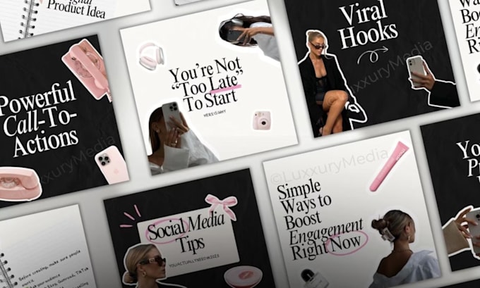 Design instagram carousel, linkedin carousel, social media posts in ...