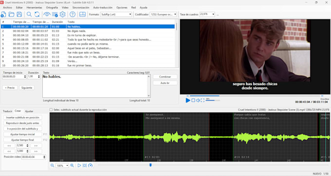 translate and subtitle your videos in english and spanish