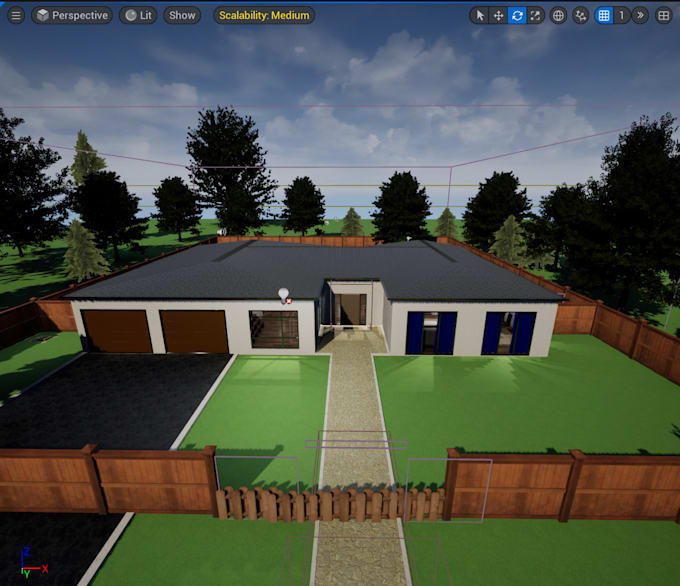 create you a playable 3d game
