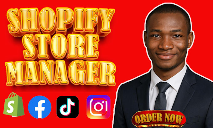 be your shopify store manager and virtual assistant for product upload,and sales