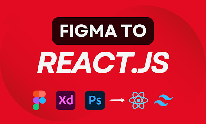 convert figma to react website or any design to react js