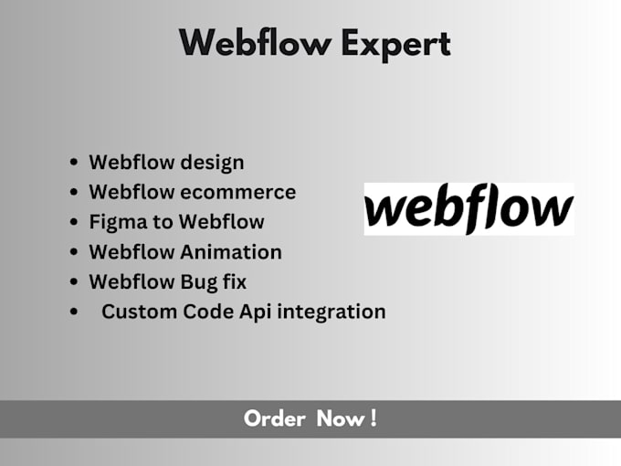 design, redesign, or develop webflow website, webflow expert