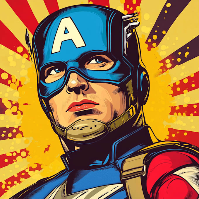 draw a superhero or character concept art in my style