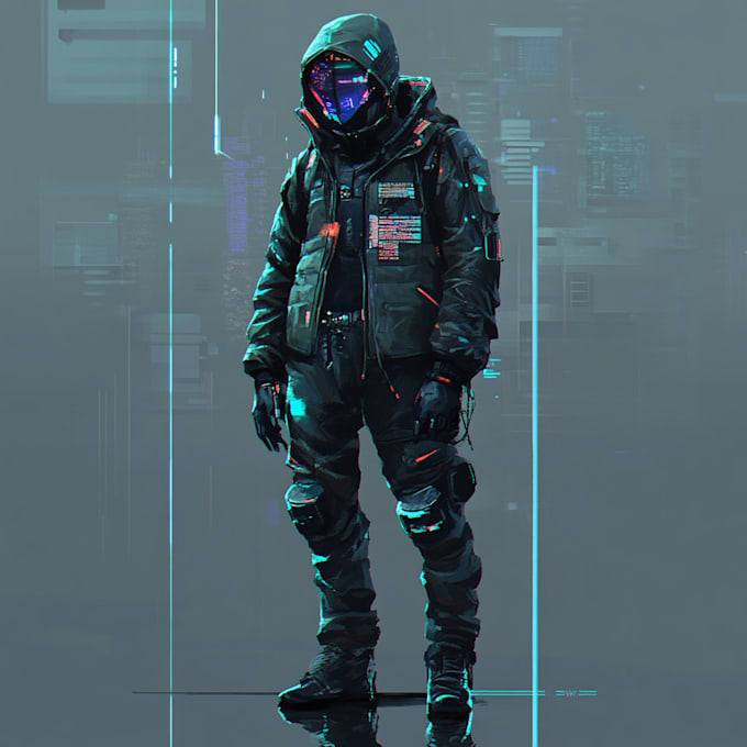 Draw fantasy, sci fi, cyberpunk character art for you by Giddukum | Fiverr