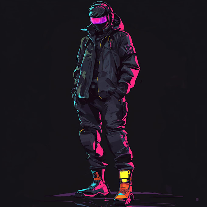 do fantasy, sci fi, cyberpunk character art