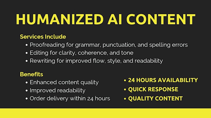humanize ai content proofread and rewrite