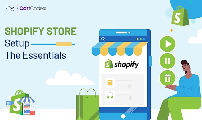 create a stunning shopify website or shopify store