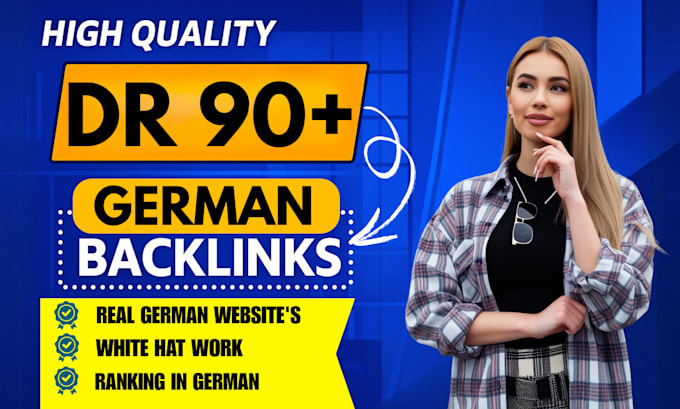 provide dr 90 dofollow german guest post backlinks