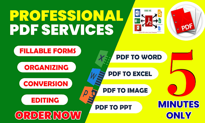 do a professional fillable PDF form add watermark in an hour