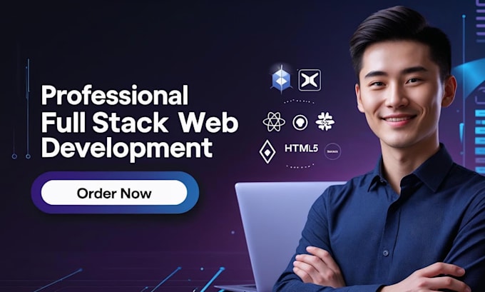 do professional website development as a full stack web developer